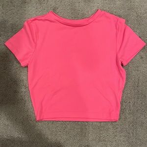 Crop top(hot pink,Xs,really nice to wear with your choice of pants
